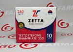 Zetta Testosterone Enanthate 250mg/ml - цена за 10ампул купить в России